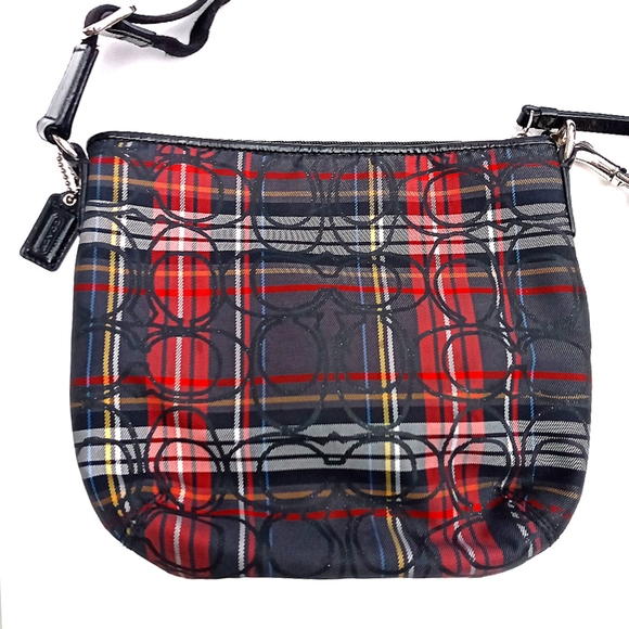 Coach, Tartan Plaid, convertible crossbody purse - Picture 3 of 7
